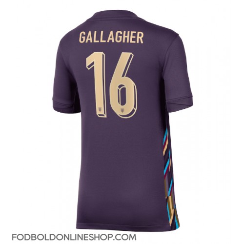 England Conor Gallagher #16 Udebanetrøje Dame EM 2024 Kortærmet